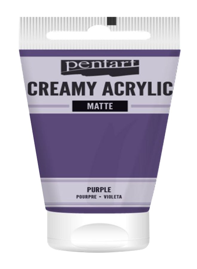 Creamy Acrylic Matte Paint Purple
