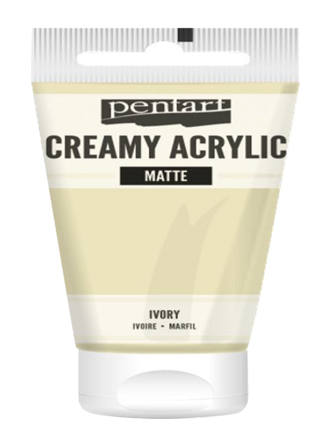 Creamy Acrylic Matte Paint Ivory