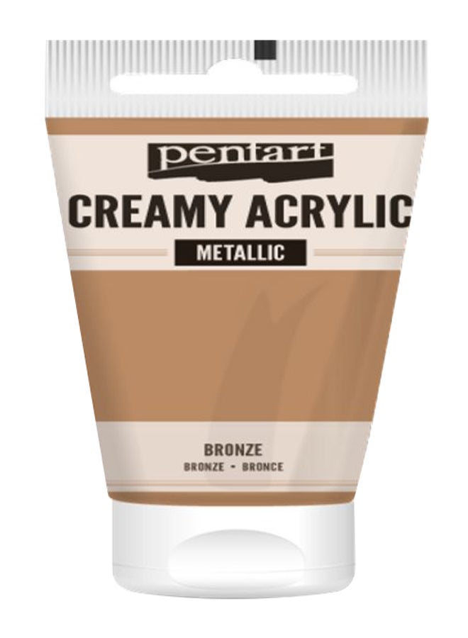Creamy Acrylic Metallic Paint Bronze