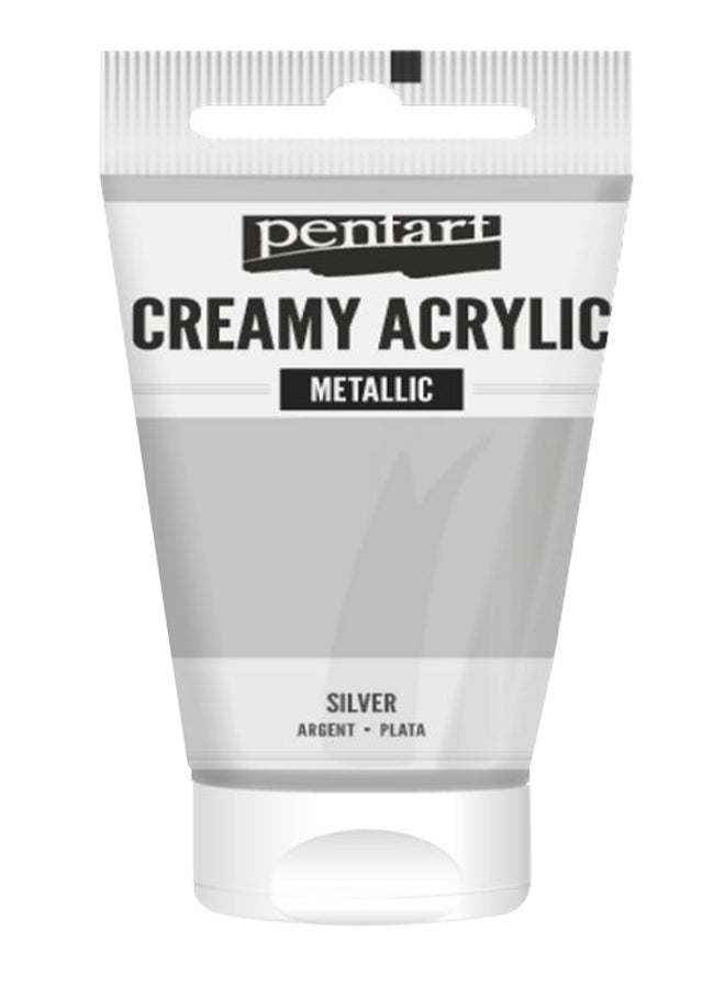 بينتارت دهان أكريليك ميتاليك كريمي 60 مل فضي