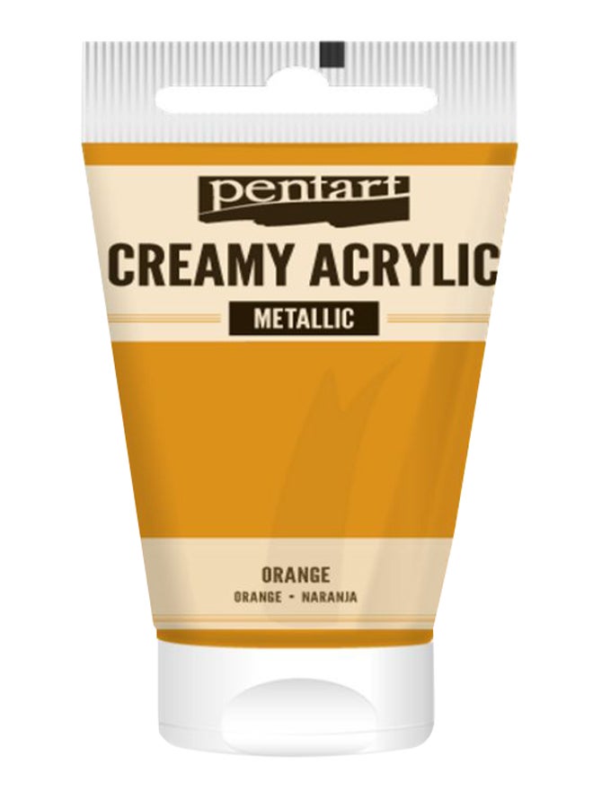 بينتارت دهان أكريليك ميتاليك كريمي برتقالي