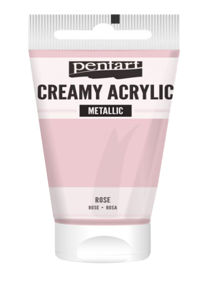 بينتارت دهان أكريليك ميتاليك كريمي روز