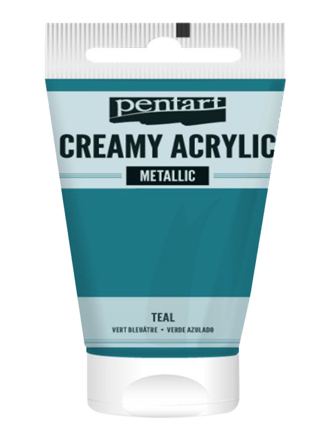 بينتارت دهان أكريليك ميتاليك كريمي أزرق تيل