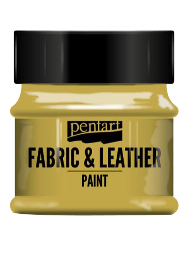 Pentart Fabric And Leather Paint Gold