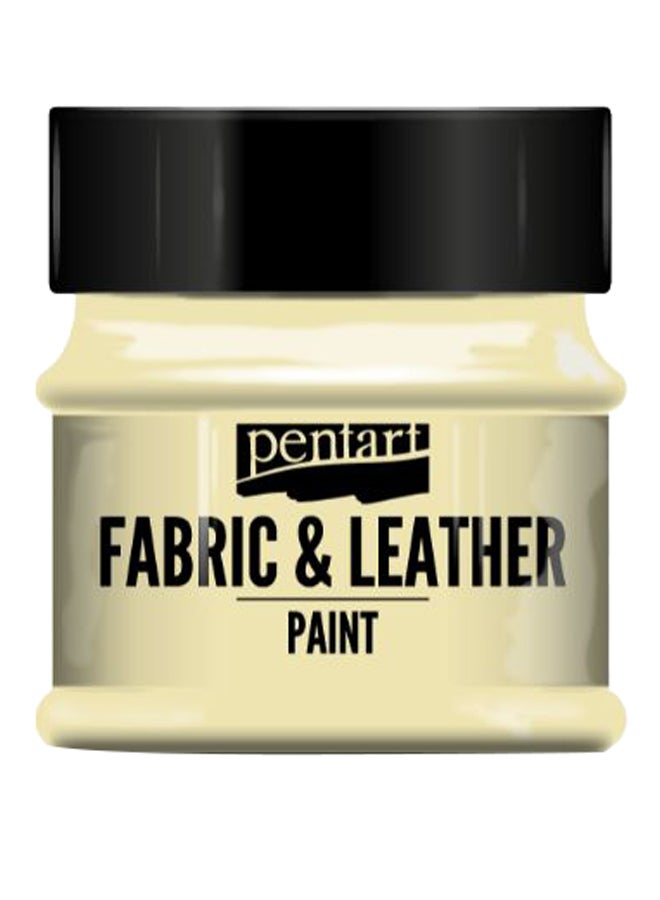 Pentart Fabric And Leather Paint 50ml Ivory