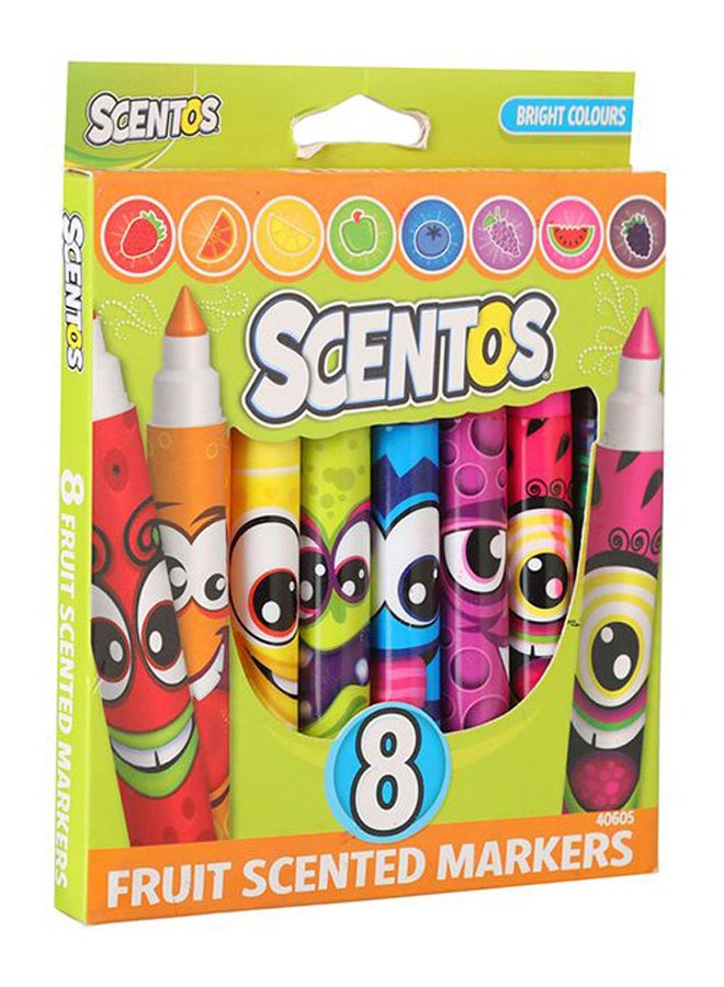 Hamleys 8-Piece Scentos Fruit Scented Marker Set Multicolour - Image 1