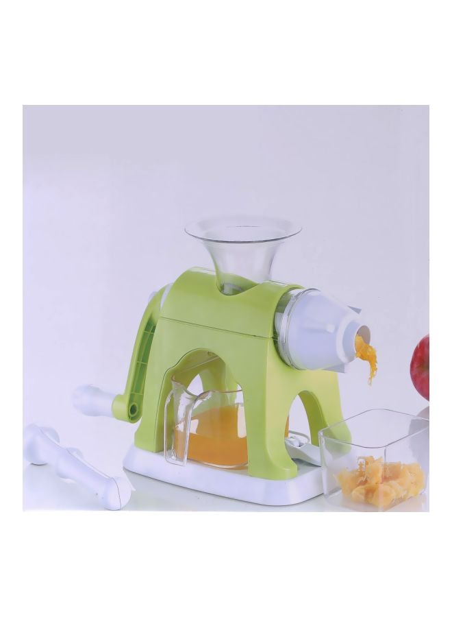ANSELF 2-Piece Manual Fruit Juicer Kit Green/Clear/White 31x14x23cm - Image 4