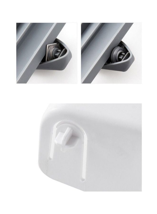 Multifunctional Food Wrap Dispenser Grey/White 42cm - Image 2