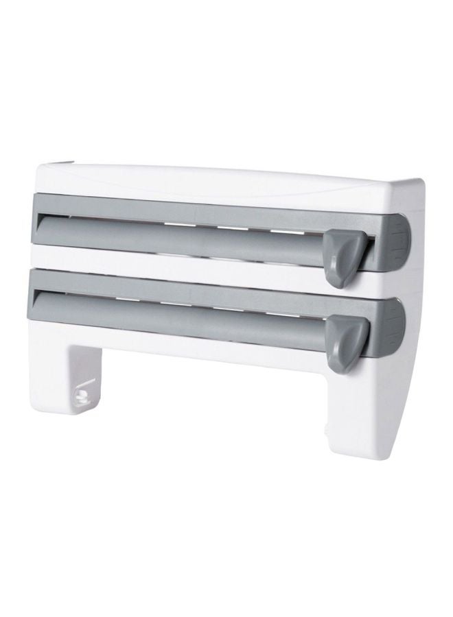 Multifunctional Food Wrap Dispenser Grey/White 42cm - Image 1