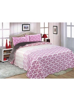 Rahalife 3-Piece Embossed Bedspread Set polyester Multicolour King 