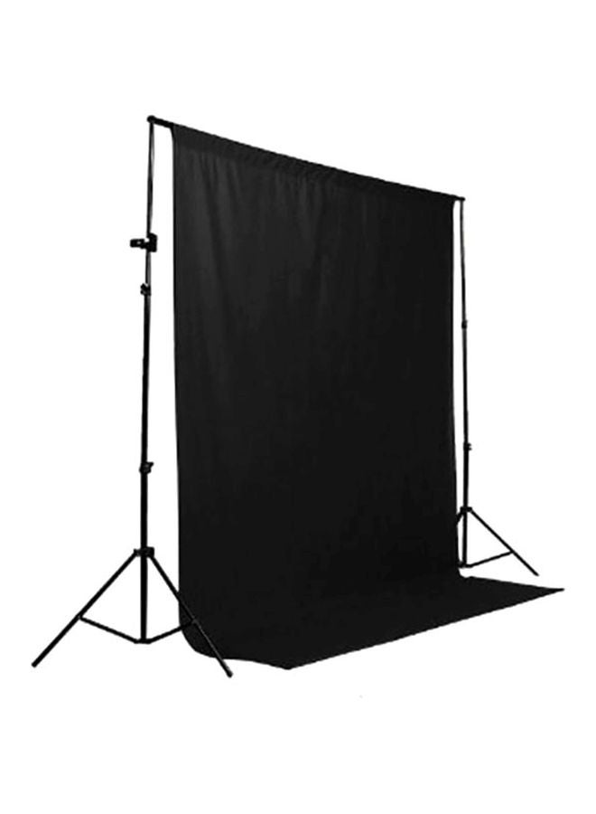Generic - Muslin Fabric Background Black - Image 1
