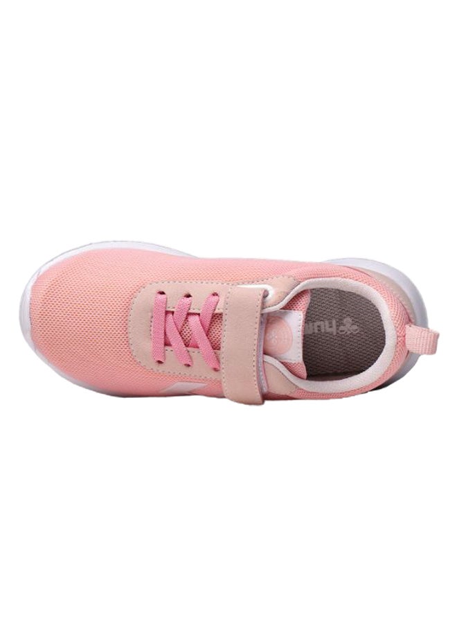 Hummel Aerolite Jr Performance Low Top Sneaker White/Pink - Image 4