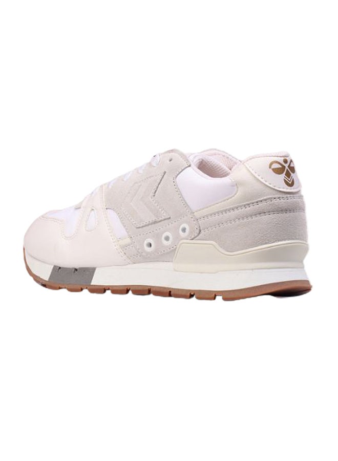 Hummel Marathona X Lifestyle Low Top Sneaker White/Grey/Brown  - Image 2