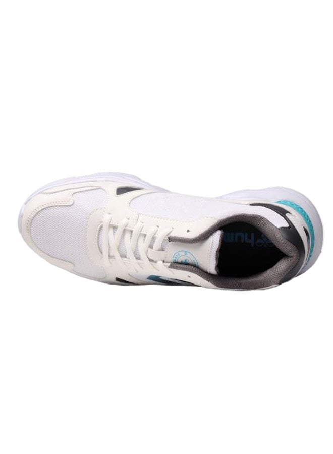 Hummel York Lifestyle Low Top Sneaker White/Blue/Black - Image 3