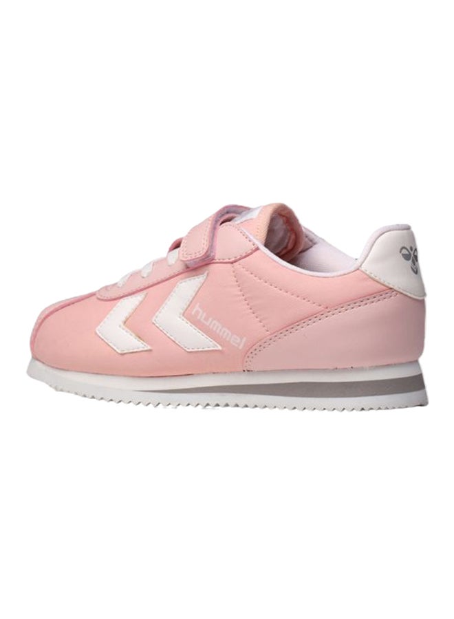 Hummel Ninetyone Ii Jr Lifestyle Low Top Sneaker Pink/White - Image 4