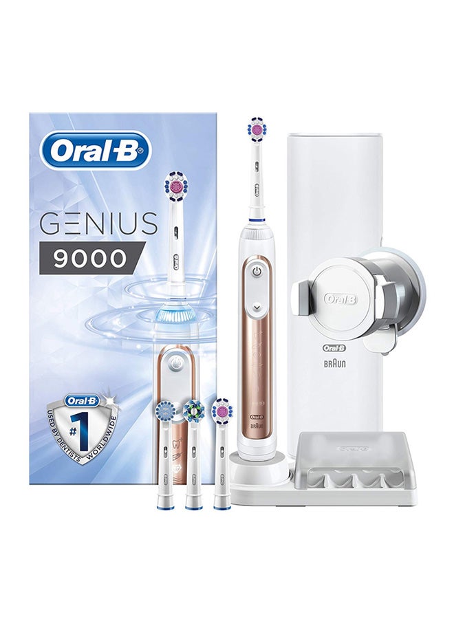 Oral-B - Genius 9000 Electric Tooth Brush Powered by Braun D701.545.6XC Rose Gold/White - Image 1