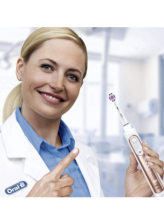 Oral-B - Genius 9000 Electric Tooth Brush Powered by Braun D701.545.6XC Rose Gold/White - Image 1