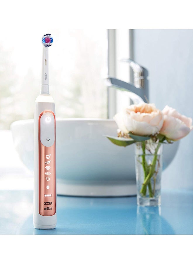 Oral-B - Genius 9000 Electric Tooth Brush Powered by Braun D701.545.6XC Rose Gold/White - Image 1