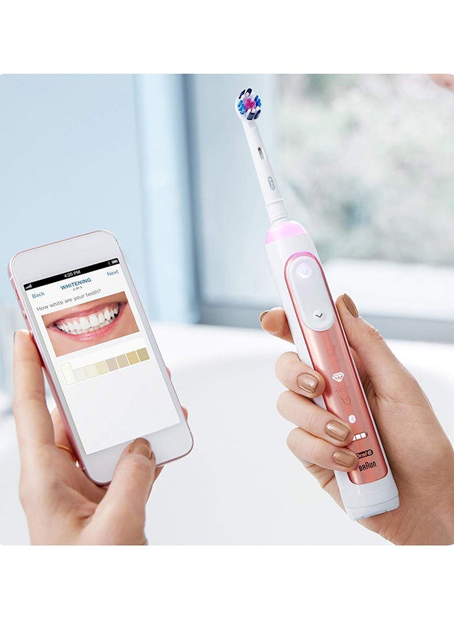 Oral-B - Genius 9000 Electric Tooth Brush Powered by Braun D701.545.6XC Rose Gold/White - Image 1