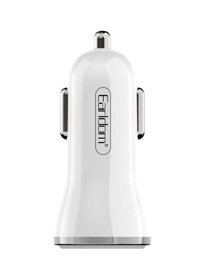 Earldom USB Car Charger White - Image 2