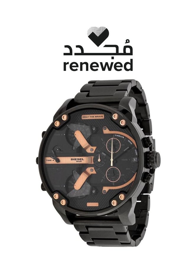 ديزل ساعة يد "مستر دادي" كوارتز بعقارب طراز DZ7312 للرجال  - Image 1