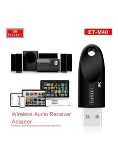 Earldom Bluetooth Audio Receiver ETM40 Black  - Image 3
