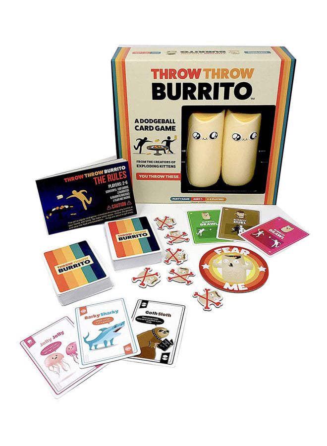 لعبة بطاقات "Throw Burrito Dodgeball" من  طراز DT1227 - Image 1