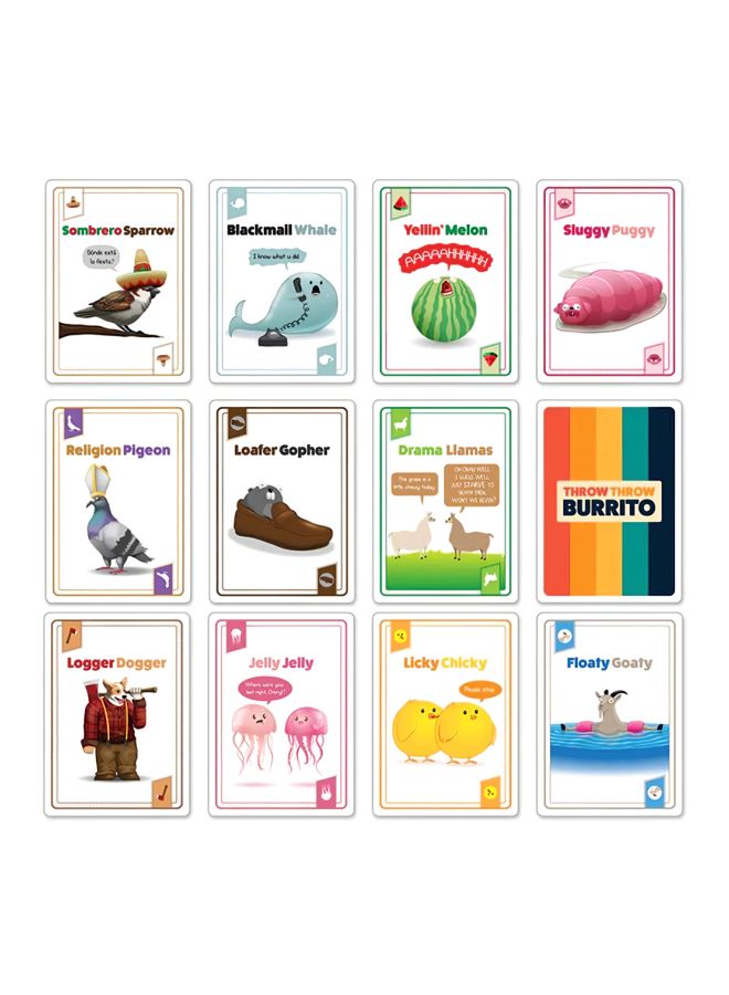 لعبة بطاقات "Throw Burrito Dodgeball" من  طراز DT1227 - Image 2