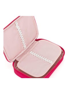 kipling 100 Pens Pencil Case True Pink  - Image 3
