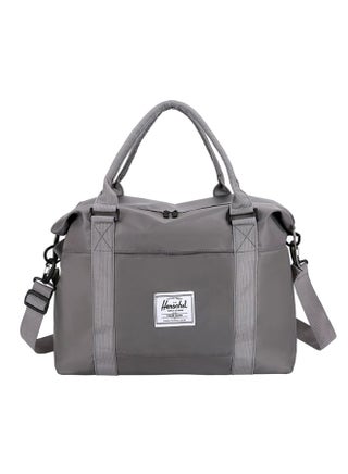 Solid Pattern Travel Bag Grey - v1589303884/N36689797A_1