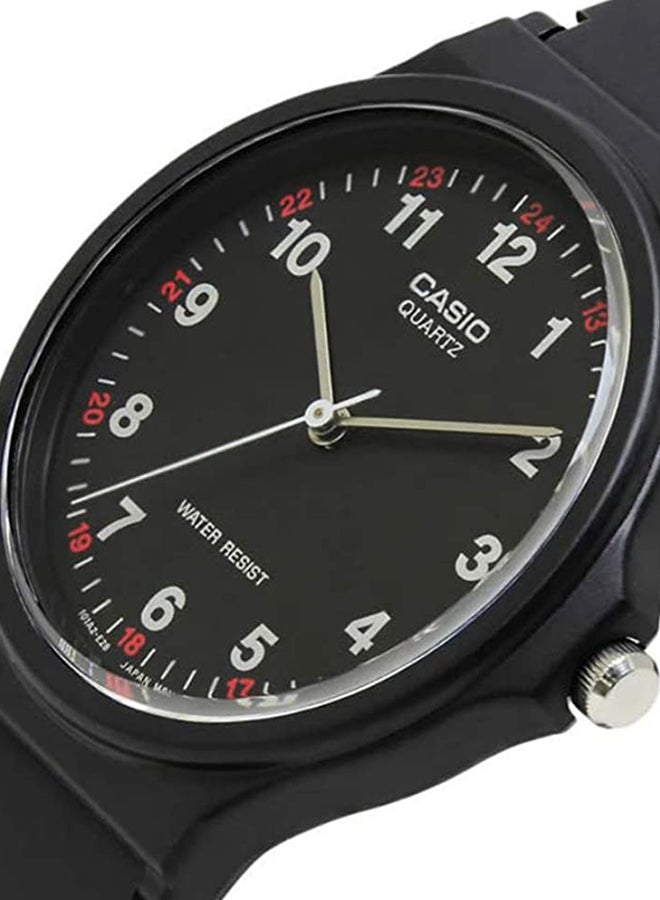 CASIO Men's Resin Analog Wrist Watch MQ-24-1B - 39 mm - Black - Image 4