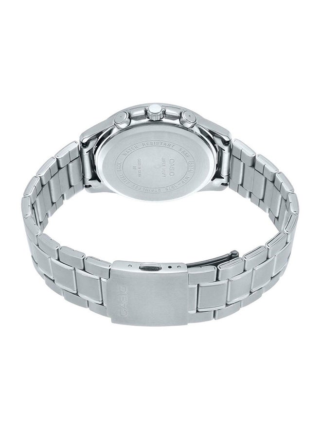 CASIO - Men's Stainless Steel Analog Wrist Watch MTP-1375D-7A2VDF - 42 mm - Silver - Image 1