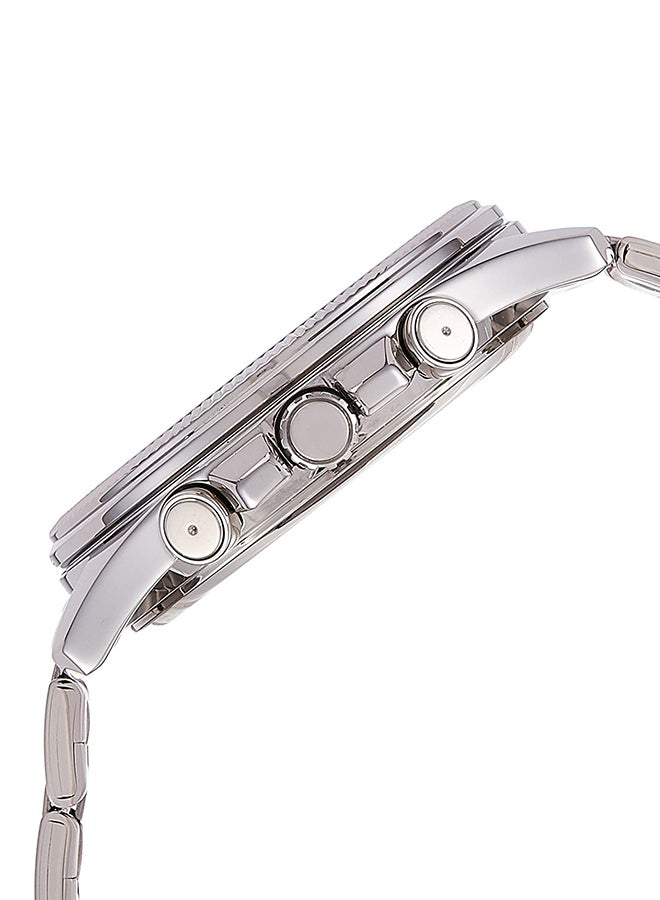 CASIO - Men's Stainless Steel Analog Wrist Watch MTP-1375D-7A2VDF - 42 mm - Silver - Image 1