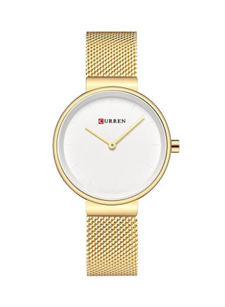 Women's Water Resistant Analog Watch 9016 - 30 mm - Gold - v1589350114/N14557500A_1