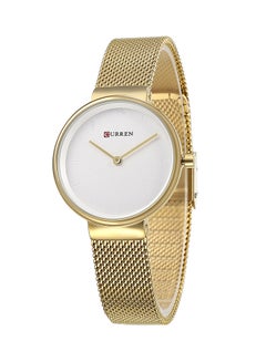 CURREN Women's Water Resistant Analog Watch 9016 - 30 mm - Gold  - Image 2