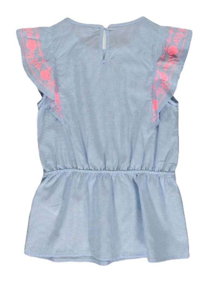 LC WAIKIKI Patterned Poplin Blouse Top Blue/Pink  - Image 2