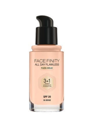 Facefinity All Day Flawless Liquid Foundation 3in1, 30 ml 055 Beige - v1589355023/N23641526A_1