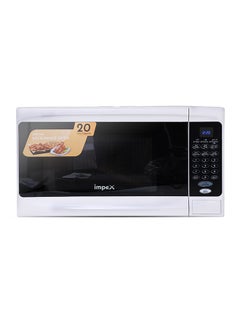 20L Digital Microwave Oven - Digital Clock, End Cooking Signal, Child Safety Lock, Compact Kitchen Appliance, with 2 year Warranty 20 L MO 8101 White/Black