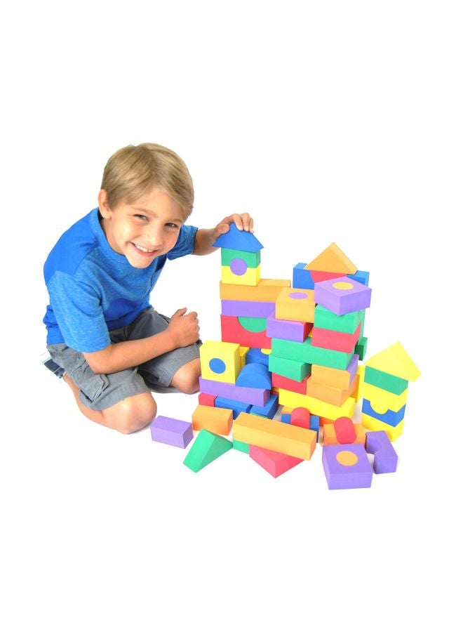 52-Piece Foam Building Block Set 50x20x14cm  - Image 2