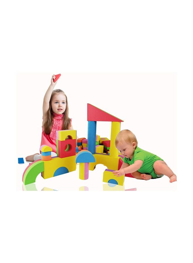 52-Piece Foam Building Block Set 50x20x14cm  - Image 3