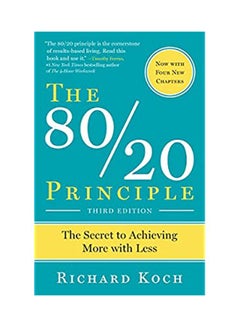 The 80/20 Principle Paperback English by Richard Koch - 36452 