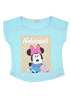 Nolamisu Scoop Neck Short Sleeve T-Shirt Multicolour  - Image 1