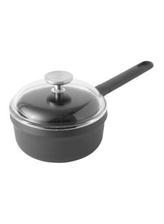 Berghoff Herb Cutter With Cutting Bowl Glass-Bambo Black/Clear 18cm  - Image 1