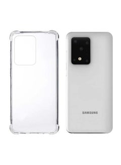 Protective Case Cover For Samsung Galaxy S20 Ultra with Clear Bumper black