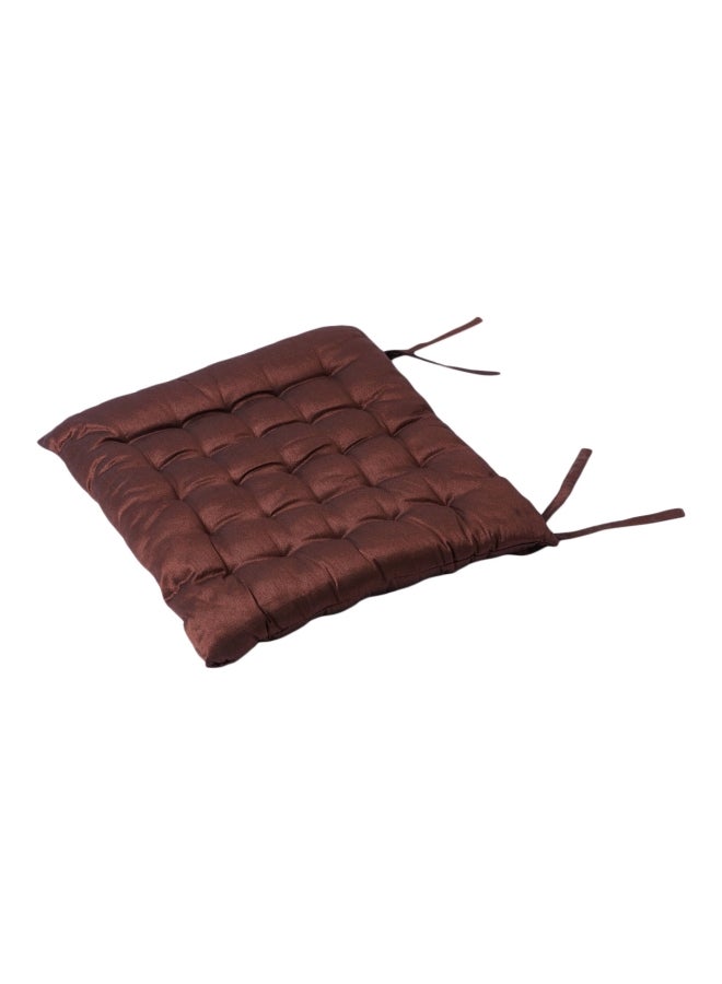 هوم بوكس وسادة كرسي دوبيوني بتصميم ملفوف بني 40x40Ø³Ù†ØªÙŠÙ…ØªØ± - Image 1