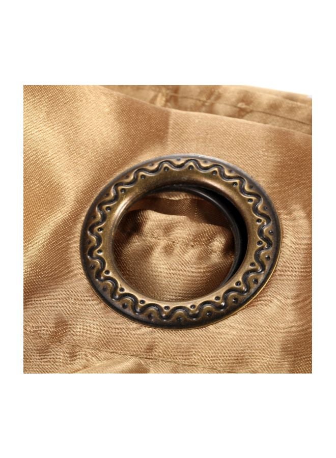 ANSELF 2-Piece Polyester Window Curtains Yellow 250x100centimeter - Image 5