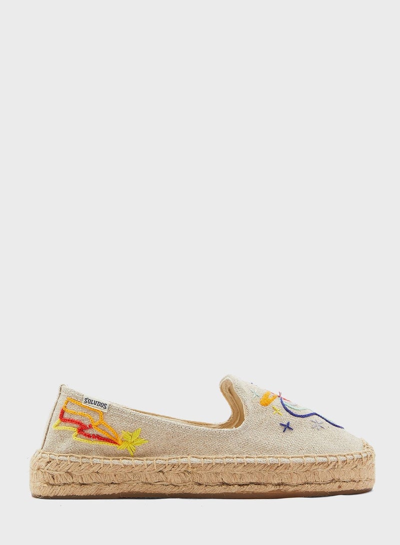 Soludos - Outer Space Smoking Slipper Sand Beige - Image 1