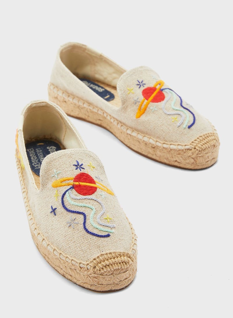 Soludos - Outer Space Smoking Slipper Sand Beige - Image 1