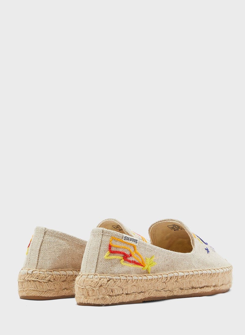 Soludos - Outer Space Smoking Slipper Sand Beige - Image 1