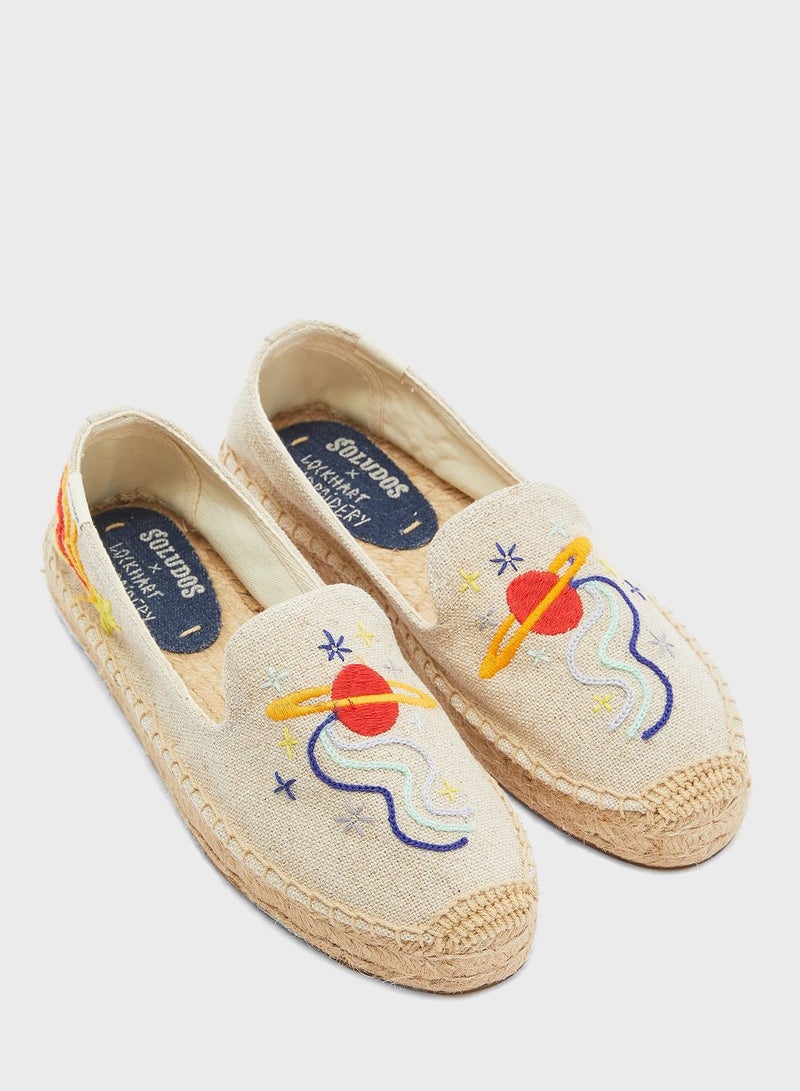 Soludos - Outer Space Smoking Slipper Sand Beige - Image 1